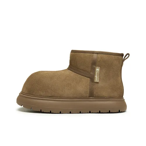 Champion Short Snow Boots Women's Khaki Чемпион Короткие Сноубутсы Женские Хаки