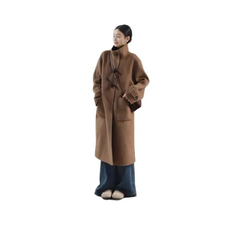 LADYXIEXIE Коричневый Женский Тренч