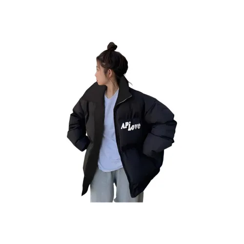 MDEHT Черный Женские пуховики