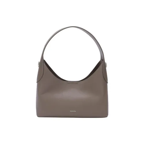 HONGU Овчина с синтетической кожей сумка стандартная женская экрю слоновая серый
