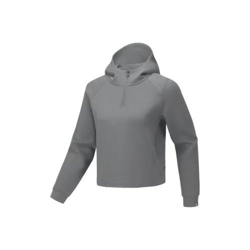 Skechers Wind and Rain Серый 02YX Женские Свитшоты