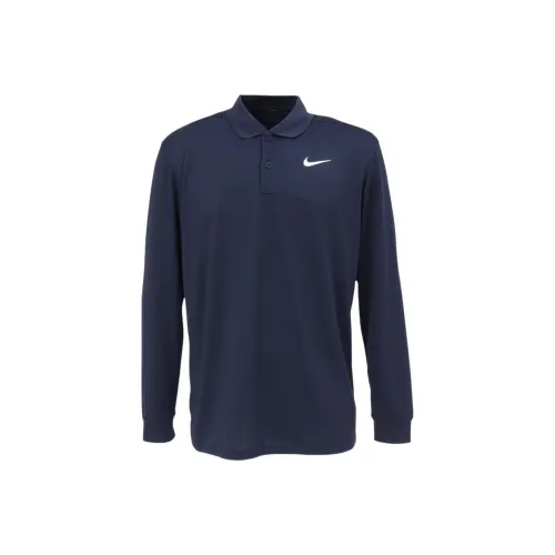 Мужское поло Nike цвета обсидиан