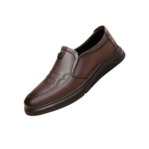 AOLUN Повседневные кожаные туфли для мужчин