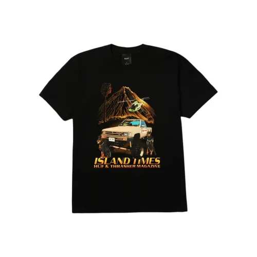 HUF co-brand x Thrasher Co Бренд Fw25 T-Shirt Унисекс