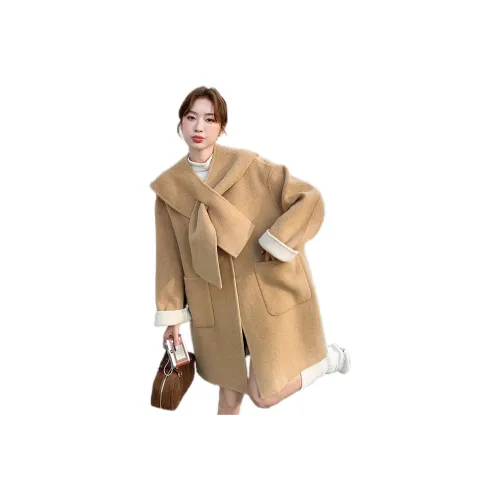 CHUNSHIMAN Имбирно-желтый Женское пальто