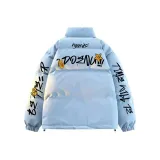 Синий (утолщенный хлопковый пуховик)