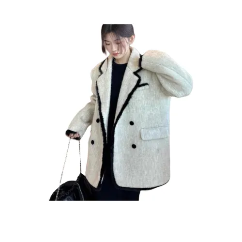 ZEKIKO STUDIO Абрикос Женское Пальто