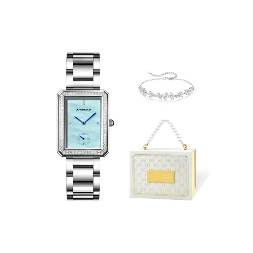 X Шестерня Fashion Versatile Students Женские часы с кварцевым механизмом ремешок из нержавеющей стали