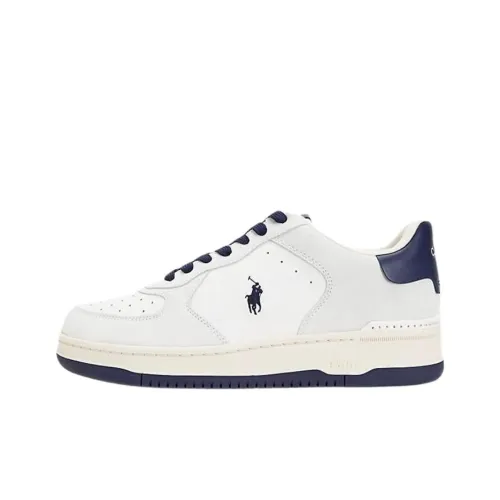 Polo Ralph Lauren Masters Court Low Top Скейтборд Кроссовки Мужские Белые