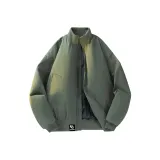 Армейский зеленый (утолщенный хлопковый пуховик)
