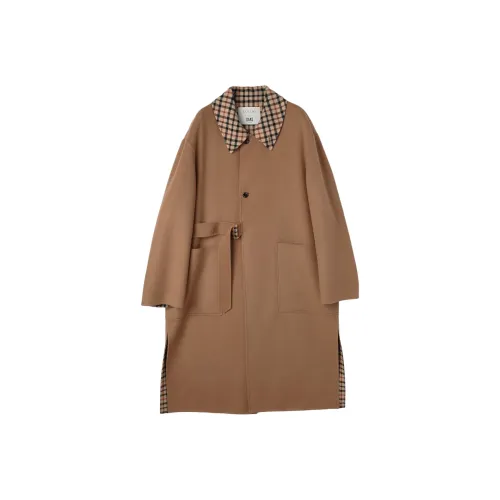 CULLNI x DAKS LONDON Fw25 CULLNI Для DAKS LONDON Галстук Locken Длинное Пальто Унисекс