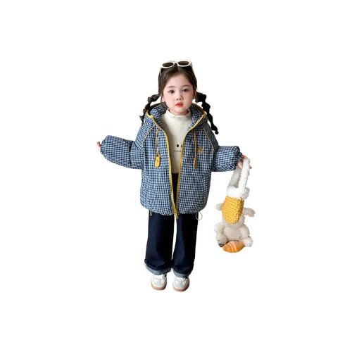 TLXT Blue Plaid KIDS Утеплённые куртки