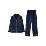 Темно-синий, синий [утолщенный и с флисовой подкладкой/теплый термический]