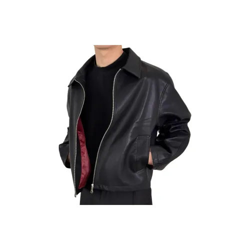 MGDOHOME Черный Унисекс Кожаные куртки