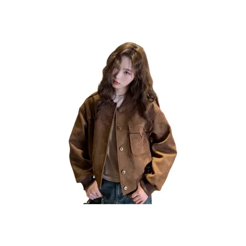 YICHEN Коричневый Женский Бейсбольный Джерси