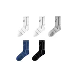 [5 пар] Белый + Белый + Серый + Синий + Черный