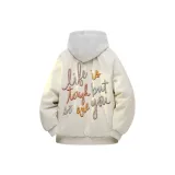 Ecru Cotton Down Jacket (Insulated)  
Экрю хлопковый пуховик (утепленный)