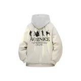 Ecru Cotton Down Jacket (Insulated)  
Экрю хлопковый пуховик (утепленный)