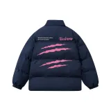 Темно-синий, воротник-стойка