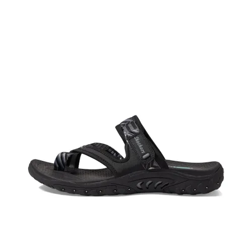 Skechers Reggae Нет Особенный Эффект Шлепанцы Женские Черный