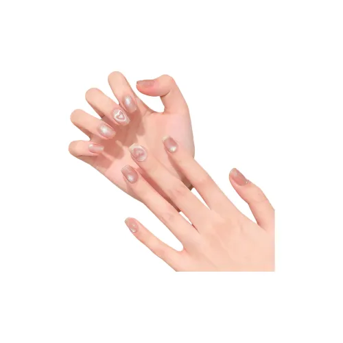 Fanze Beating Heart Handcrafted False Nail Короткий LADDER Короткий LADDER Телесный Однотонный Coquette