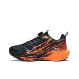 Чёрный и оранжевый красный