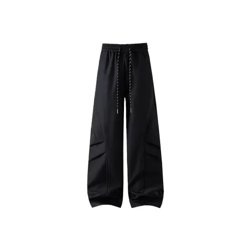 SIRYIN SPACE Черные Унисекс Повседневные Штаны