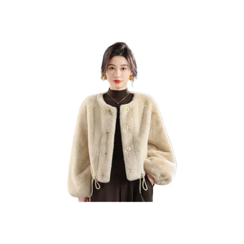 H YXIANG Бархат Feel Пальто Женское