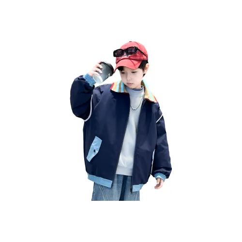 T.MOO Синие Школьные Утеплённые Куртки