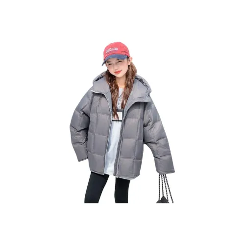 CAMKIDS Серый Школьный возраст Пуховики