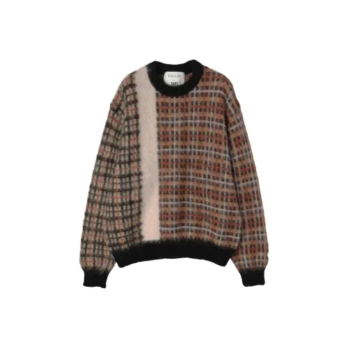 CULLNI x DAKS LONDON Fw25 Асимметричный Мохер Shaggy Пуловер KNIT Трикотаж Унисекс