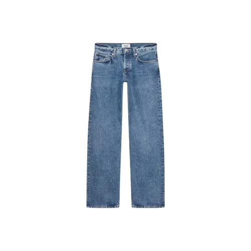 ARITZIA FW25 AGOLDE Low Step Длина Шва (Передняя Задняя Посадка) Loose Jean Джинсы Женские