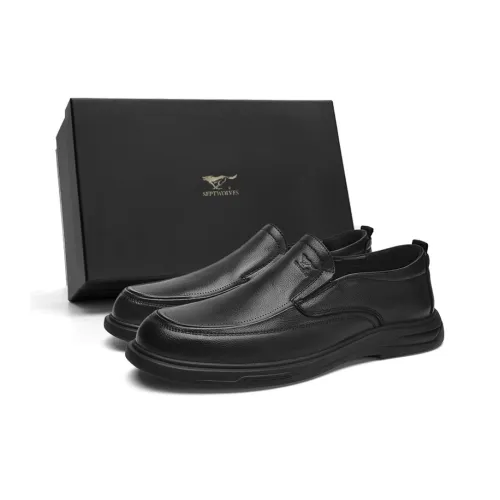 SEPTWOLVES Повседневные кожаные туфли для мужчин