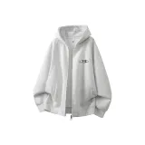 Белый, серый [съемный бренд, брошь]