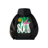 Чёрный Белый [Утолщённый и с флисовой подкладкой]