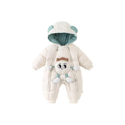 MUMUWU Пуховые куртки One Piece Экрю Для малышей и детей дошкольного возраста