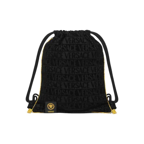 VERSACE Барокко Хлопок Клатч Стандартный Женский Черный