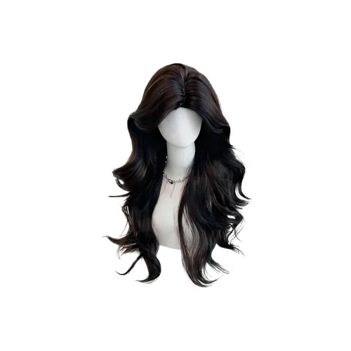 GLUNA Перука для женских длинных волос стиль Korean Style Big Wave прохладный атмосфера разделение Waves