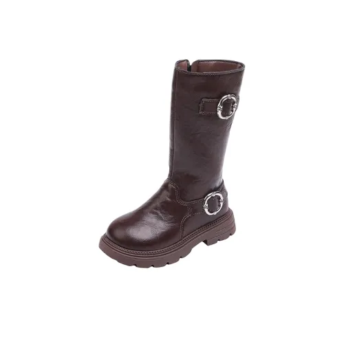 TLIT MID Топ Детские кожаные сапоги