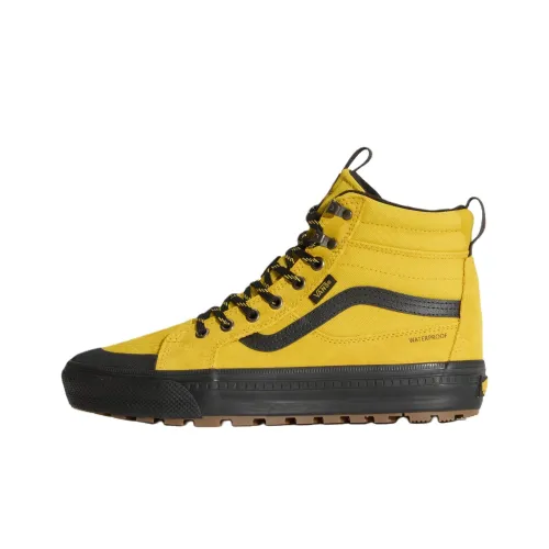VANS SK8 HI Водонепроницаемый и Термический Поддержка Высокий Верх Уличная Обувь Унисекс Желтый