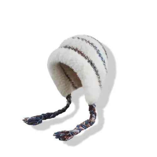 YOUWEI Полиэстер Шарф-Шапка Плюшевая Вязаная Шапка-Ушанка Унисекс