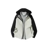 [Пальто + Базовый слой] Серый / Белый Icon K-Светло-серый/Белый Icon K