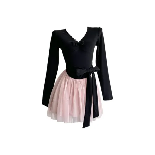 YGPRW Длинное платье с длинным рукавом женское