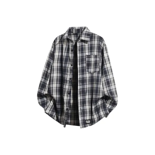 MoYu Темно-синие унисекс рубашки