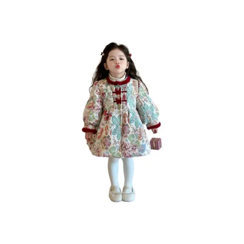 LANCAIHE Жаккард Бабочка Хлопковый пуховик KIDS Утеплённая куртка