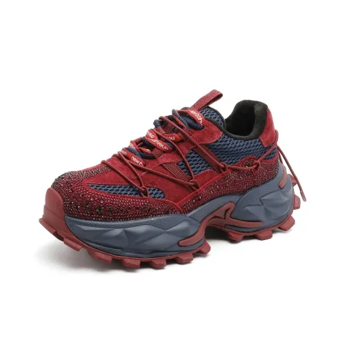 BAFFN Термический Высота Увеличение Легкий Низкий Топ Тонкий Флис Подошва Женские Красный Синий