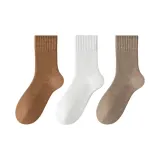 Коричневый + Белый + Светло-Кофейный