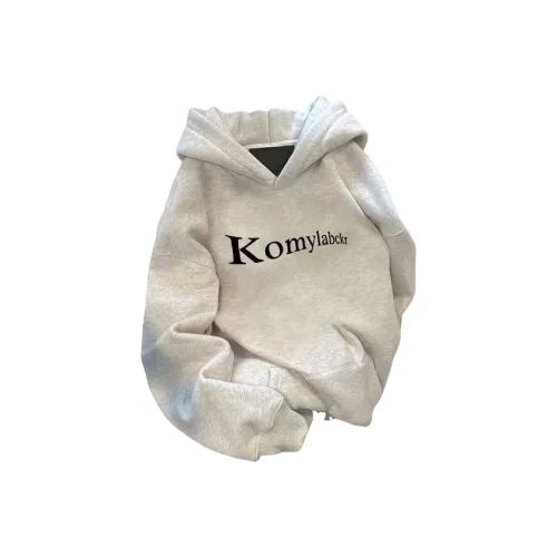 YUNPO Серый с флисовой подкладкой унисекс свитшоты