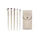 5 шт Позолоченная кисть для теней, макияж, одежда, наборы + сумка