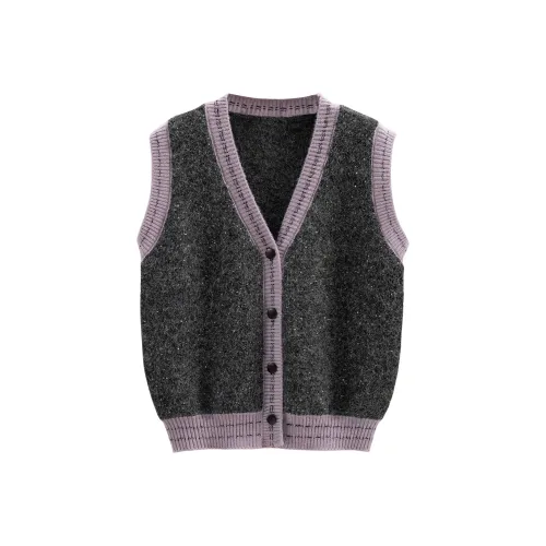 TOUCH Серый Фиолетовый Женские Жилеты